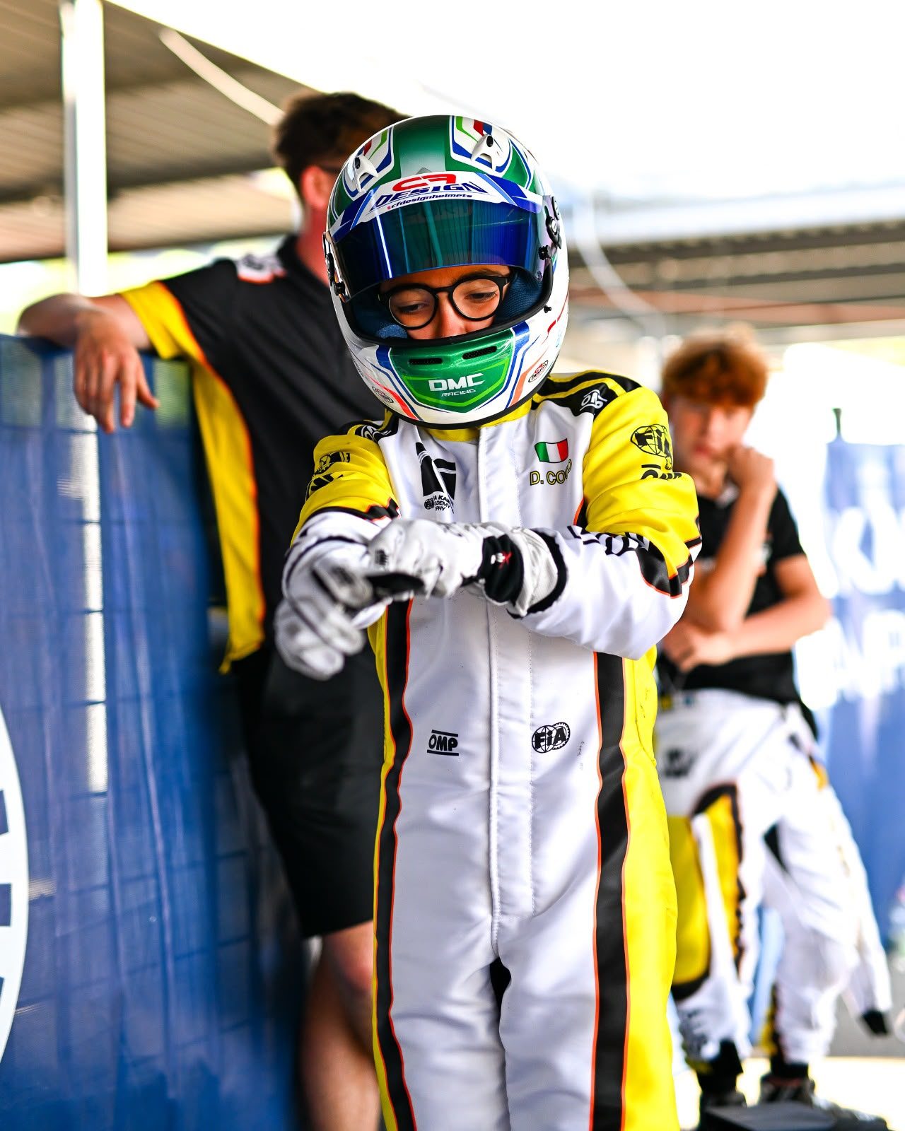 Pronto a scendere in pista