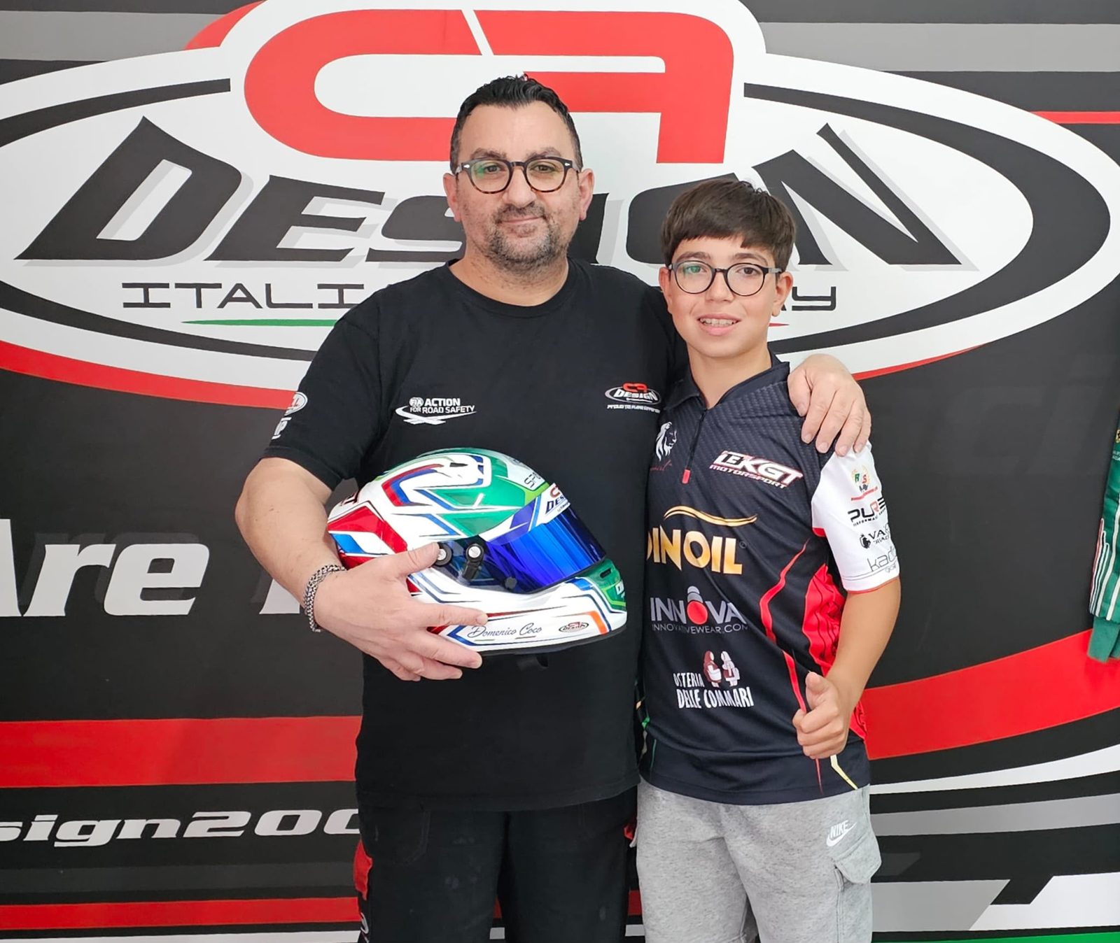 Con il casco, da CA Design