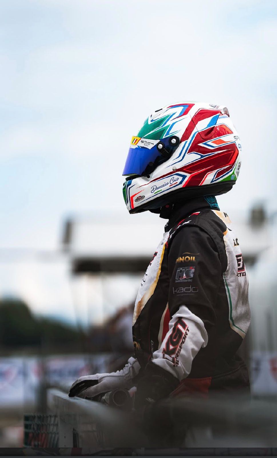 Il casco tricolore