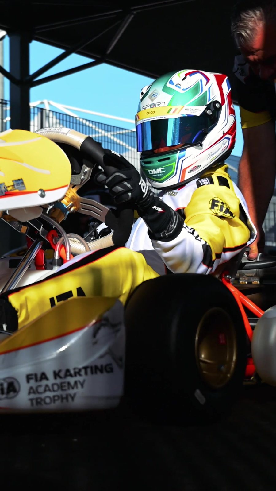 Pronto a entrare in pista